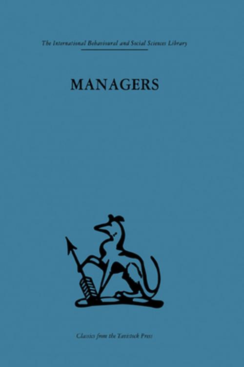 Cover of the book Managers by , Taylor and Francis