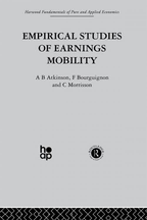Cover of the book Empirical Studies of Earnings Mobility by A. Atkinson, Bourguinon, C. Morris, Taylor and Francis