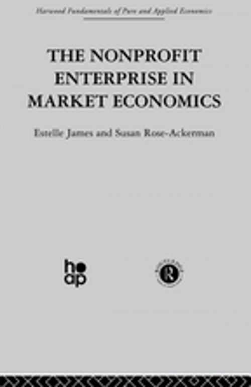 Cover of the book The Non-profit Enterprise in Market Economics by E. James, S. Rose-Ackerman, Taylor and Francis