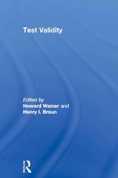 Cover of the book Test Validity by , Taylor and Francis