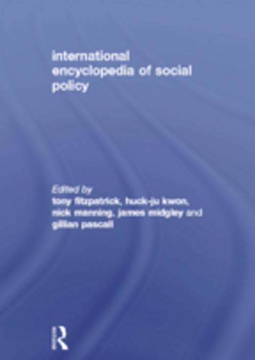 Cover of the book International Encyclopedia of Social Policy by , Taylor and Francis