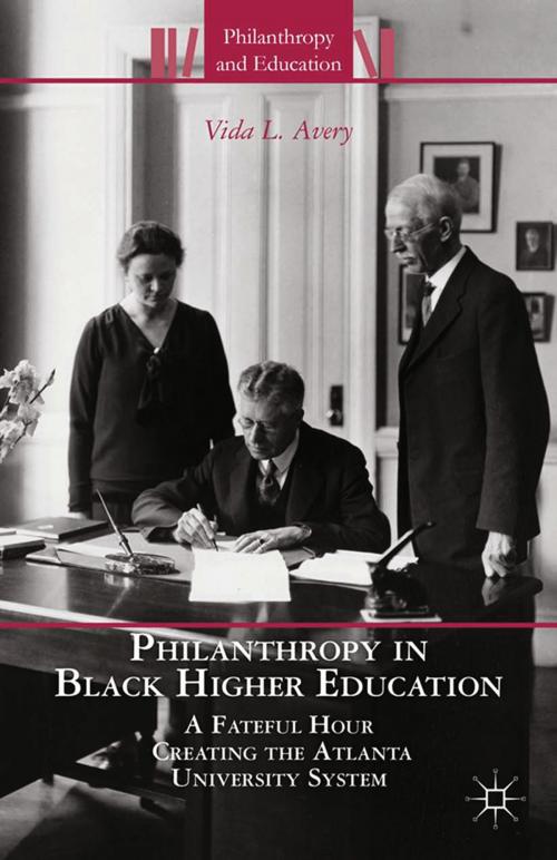 Cover of the book Philanthropy in Black Higher Education by V. Avery, Palgrave Macmillan US