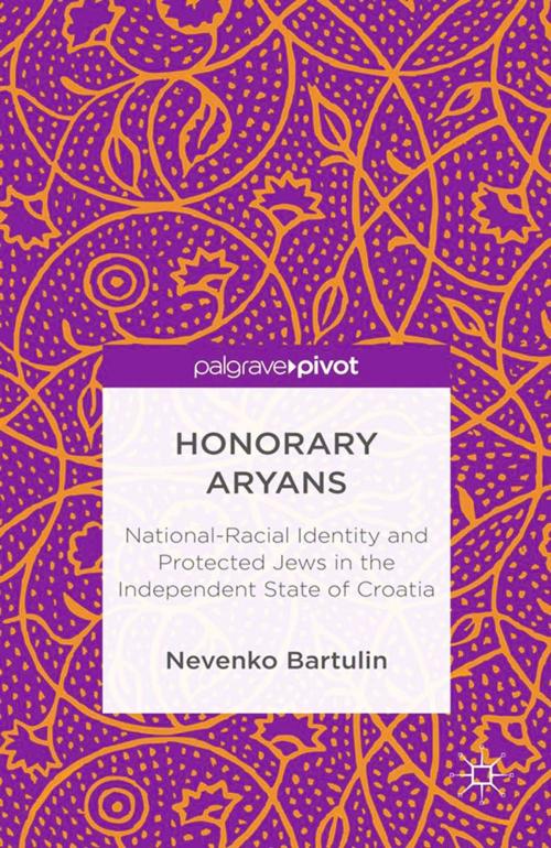 Cover of the book Honorary Aryans by N. Bartulin, Palgrave Macmillan US