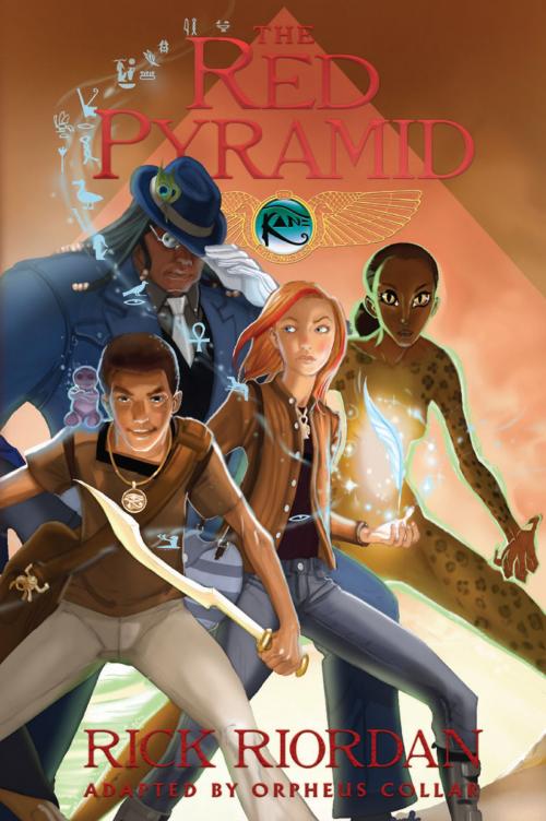 Cover of the book Kane Chronicles, Book One: The Red Pyramid: The Graphic Novel by Rick Riordan, Orpheus Collar, Disney Book Group