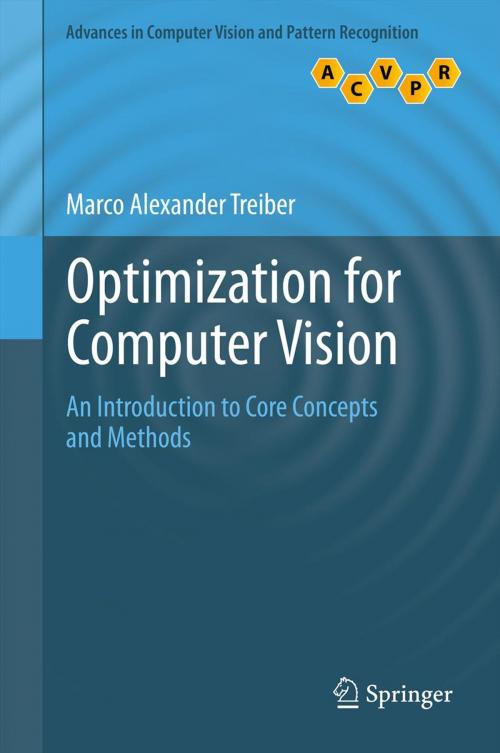 Cover of the book Optimization for Computer Vision by Marco Alexander Treiber, Springer London