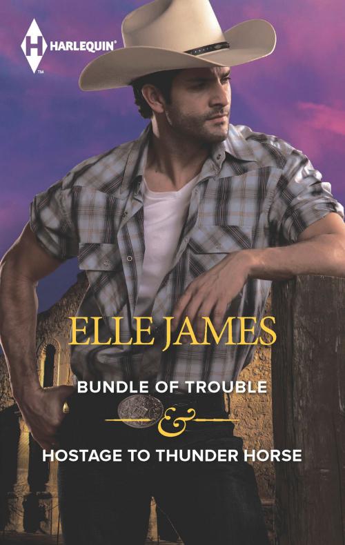 Cover of the book Bundle of Trouble & Hostage to Thunder Horse by Elle James, Harlequin