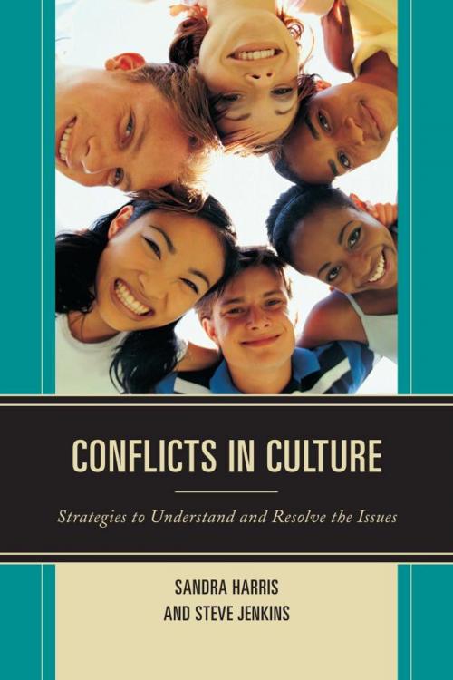 Cover of the book Conflicts in Culture by Sandra Harris, Steve Jenkins, PhD, Retired Educational Leadership Professor, School Administrator and Consultant, R&L Education