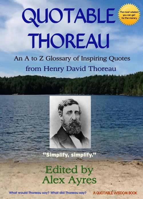 Cover of the book Quotable Thoreau by Henry David Thoreau, BookBaby