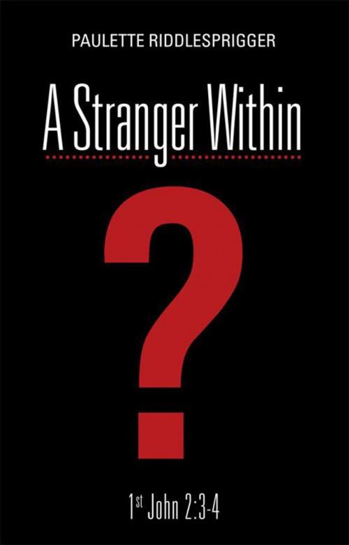 Cover of the book A Stranger Within by Paulette Riddlesprigger, WestBow Press