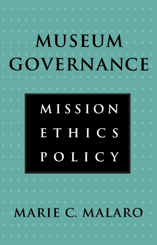 Cover of the book Museum Governance by Marie Malaro, Smithsonian
