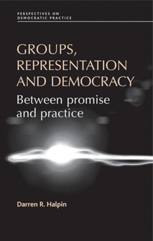 Cover of the book Groups, representation and democracy by Darren Halpin, Manchester University Press