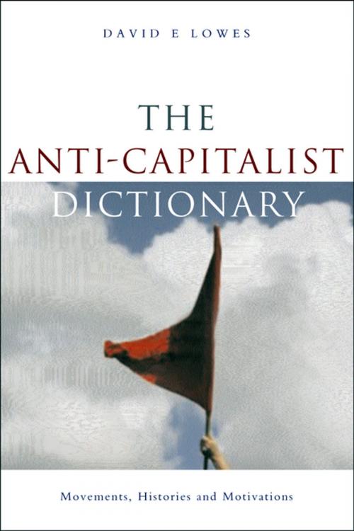 Cover of the book The Anti-Capitalist Dictionary by David E Lowes, Zed Books