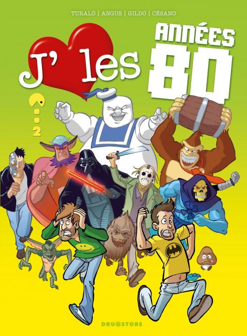 Cover of the book J'aime les années 80 - Tome 02 by Turalo, Gildo, Angelique Cesano, Glénat BD