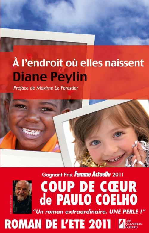 Cover of the book A l'endroit où elles naissent by Diane Peylin, Maxime Le forestier, Editions Prisma