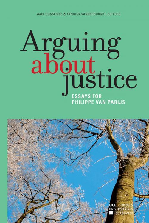 Cover of the book Arguing about justice by Collectif, Presses universitaires de Louvain