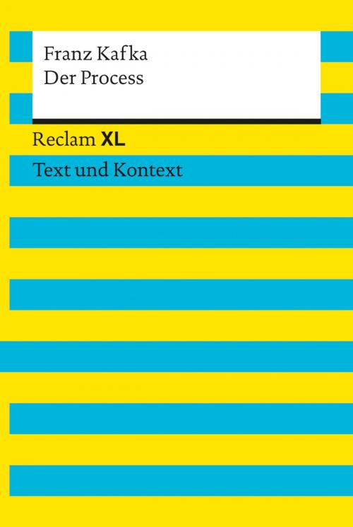 Cover of the book Der Process by Franz Kafka, Reclam Verlag