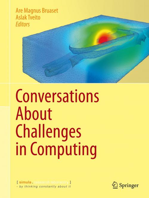 Cover of the book Conversations About Challenges in Computing by Kathrine Aspaas, Dana Mackenzie, Springer International Publishing