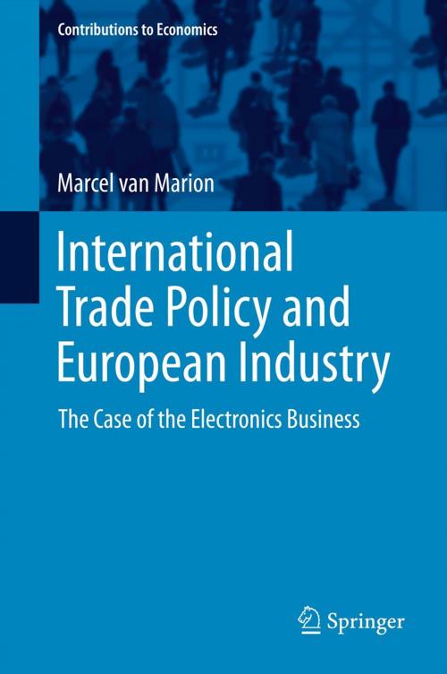 Cover of the book International Trade Policy and European Industry by Marcel van Marion, Springer International Publishing