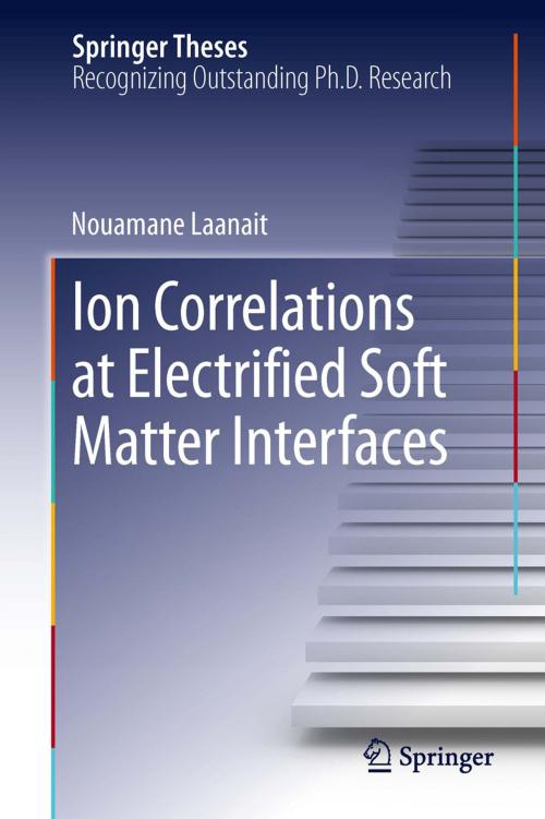 Cover of the book Ion Correlations at Electrified Soft Matter Interfaces by Nouamane Laanait, Springer International Publishing