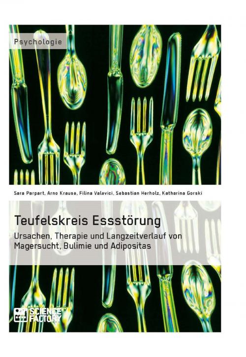 Cover of the book Teufelskreis Essstörung by Katharina Gorski, Sebastian Herholz, Filina Valevici, Arno Krause, Sarah Parpart, Science Factory