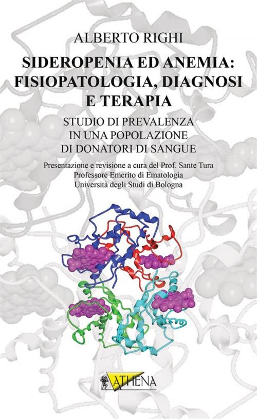 Cover of the book Sideropenia ed anemia: fisiopatologia, diagnosi e terapia by Alberto Righi, Athena