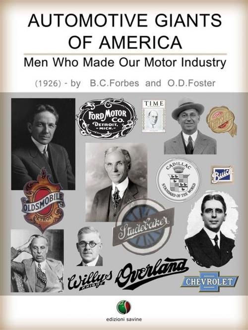 Cover of the book Automotive giants of America by Bertie Charles Forbes, Orline Dorman Foster, Edizioni Savine