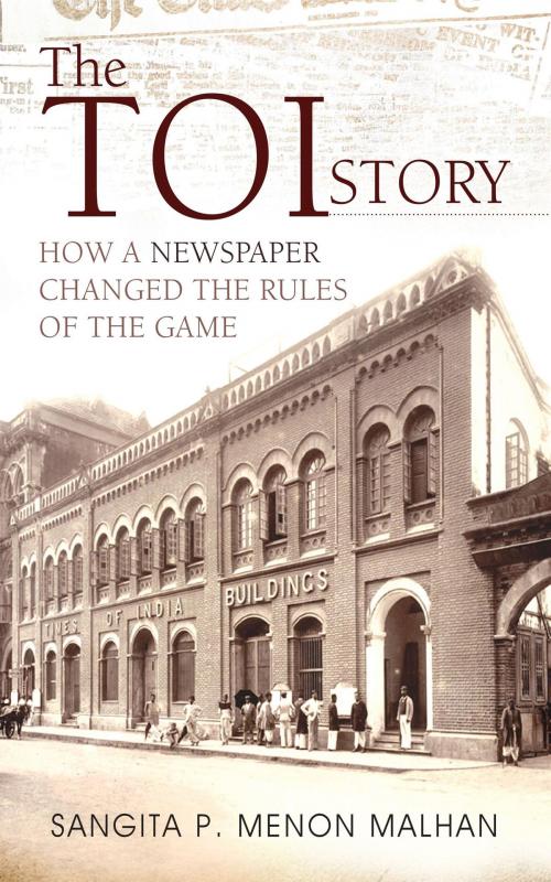 Cover of the book The TOI Story by Sangita P. Menon Malhan, HarperCollins Publishers India