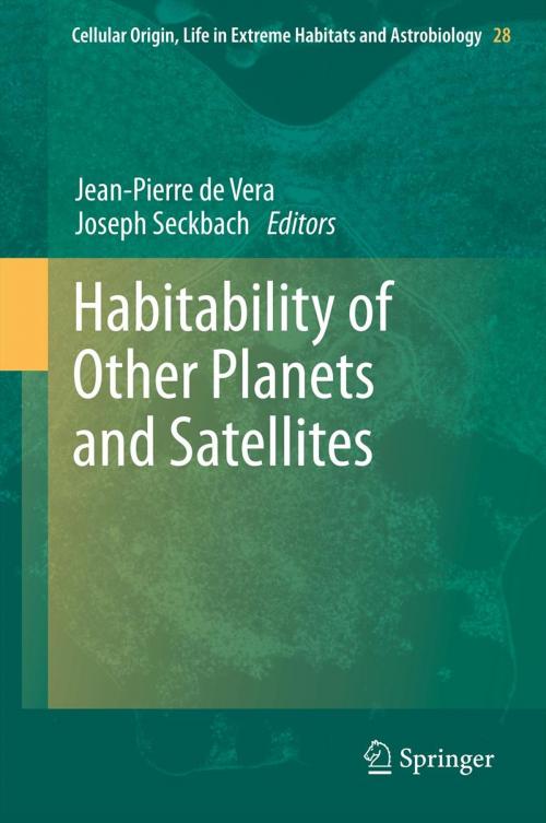 Cover of the book Habitability of Other Planets and Satellites by , Springer Netherlands
