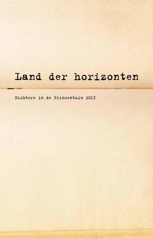 Cover of the book Land der horizonten by , Kleine Uil, Uitgeverij