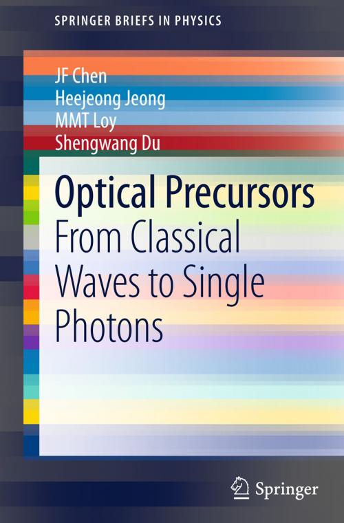 Cover of the book Optical Precursors by Heejeong Jeong, Shengwang Du, Jiefei Chen, Michael MT Loy, Springer Singapore