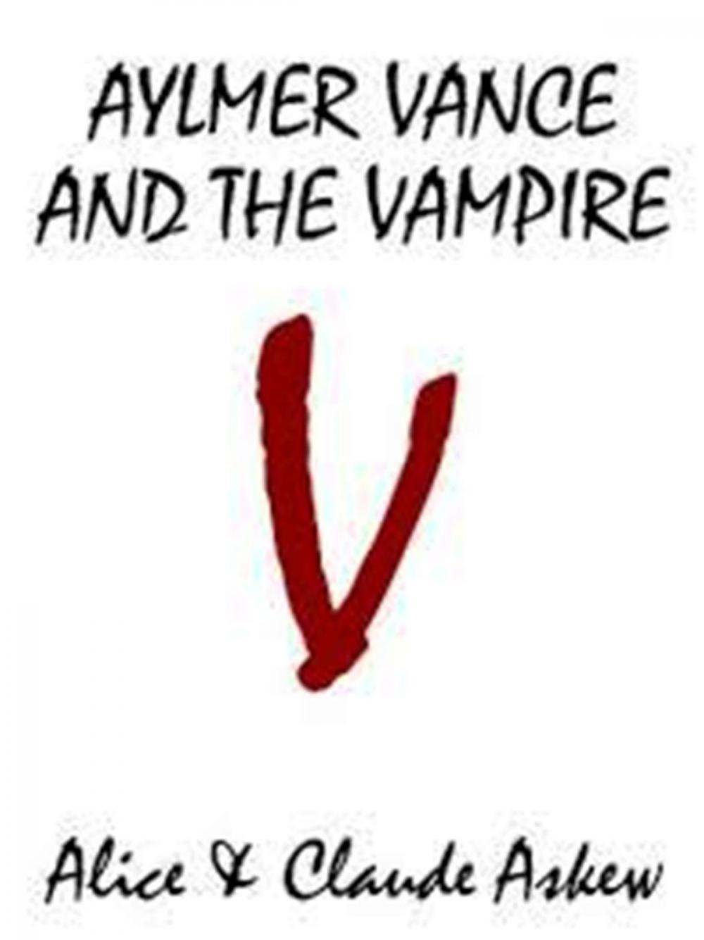Big bigCover of Aylmer Vance and the Vampire