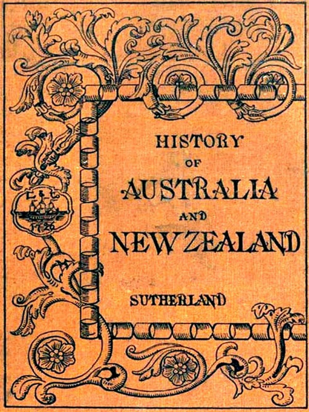 Big bigCover of History of Australia and New Zealand from 1606 to 1890
