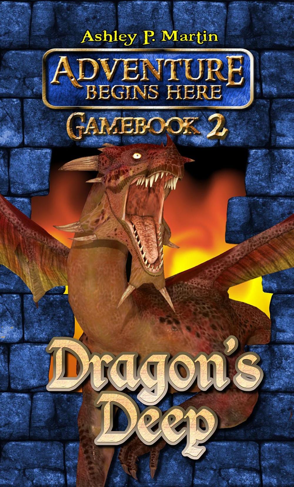 Big bigCover of Dragon's Deep: Gamebook 2