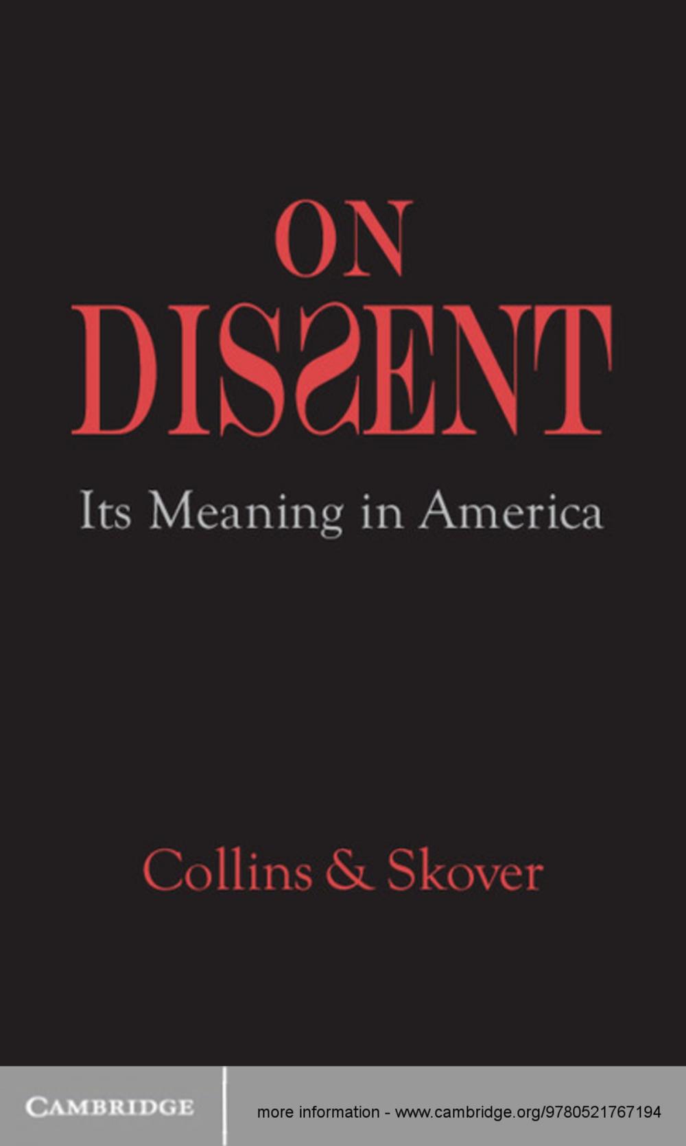 Big bigCover of On Dissent