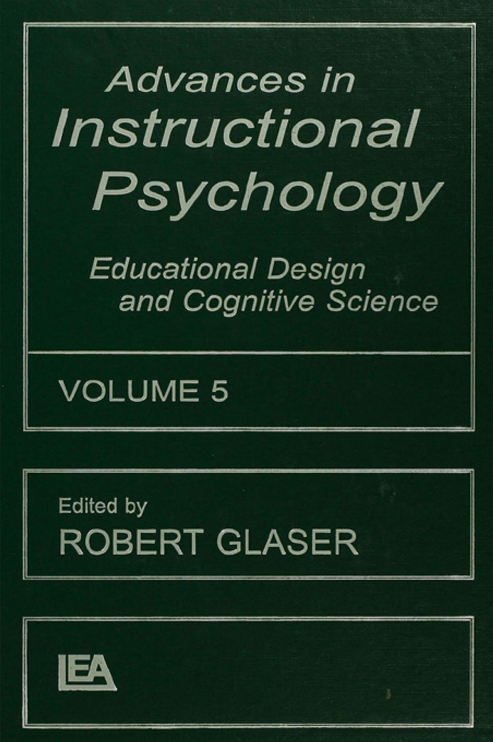 Big bigCover of Advances in instructional Psychology, Volume 5