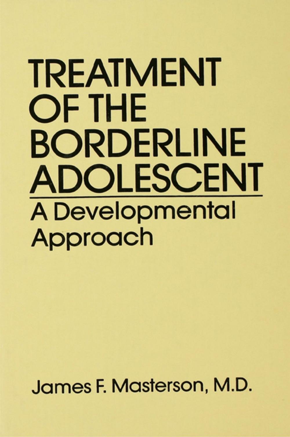 Big bigCover of Treatment Of The Borderline Adolescent