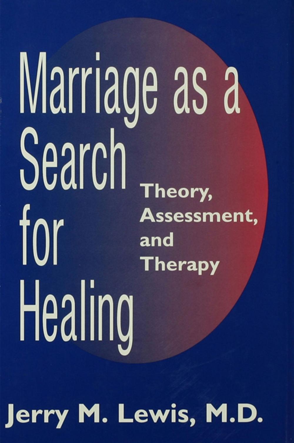 Big bigCover of Marriage A Search For Healing