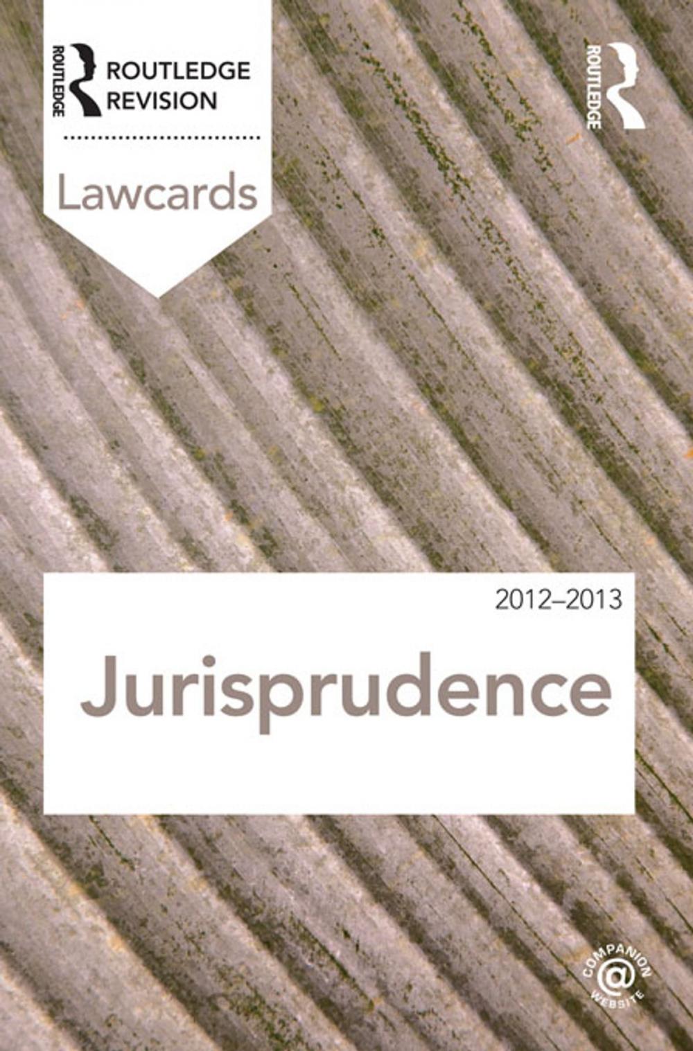 Big bigCover of Jurisprudence Lawcards 2012-2013