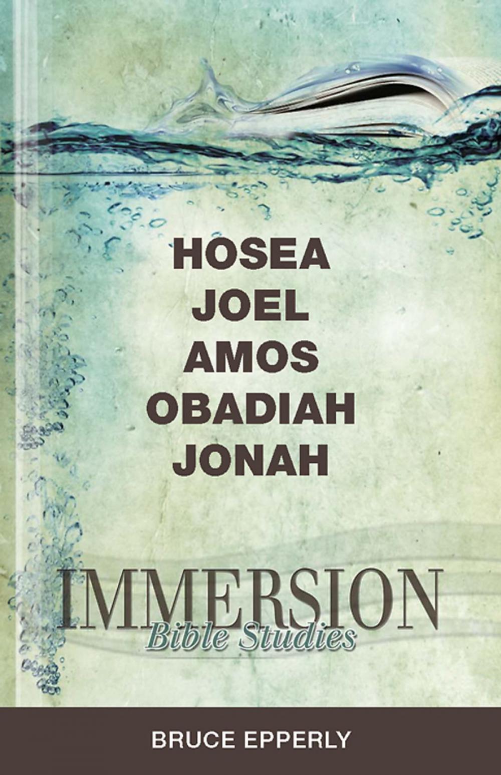 Big bigCover of Immersion Bible Studies: Hosea, Joel, Amos, Obadiah, Jonah