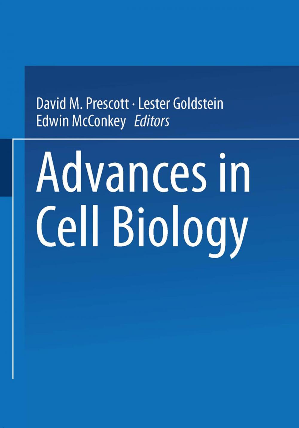Big bigCover of Advances in Cell Biology