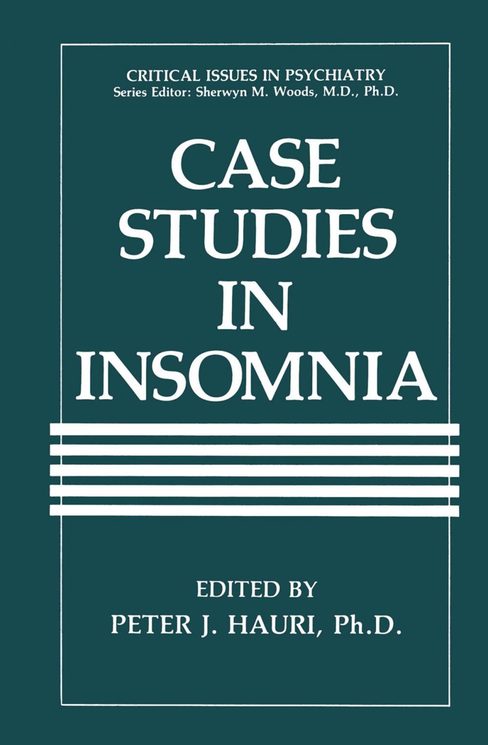 Big bigCover of Case Studies in Insomnia
