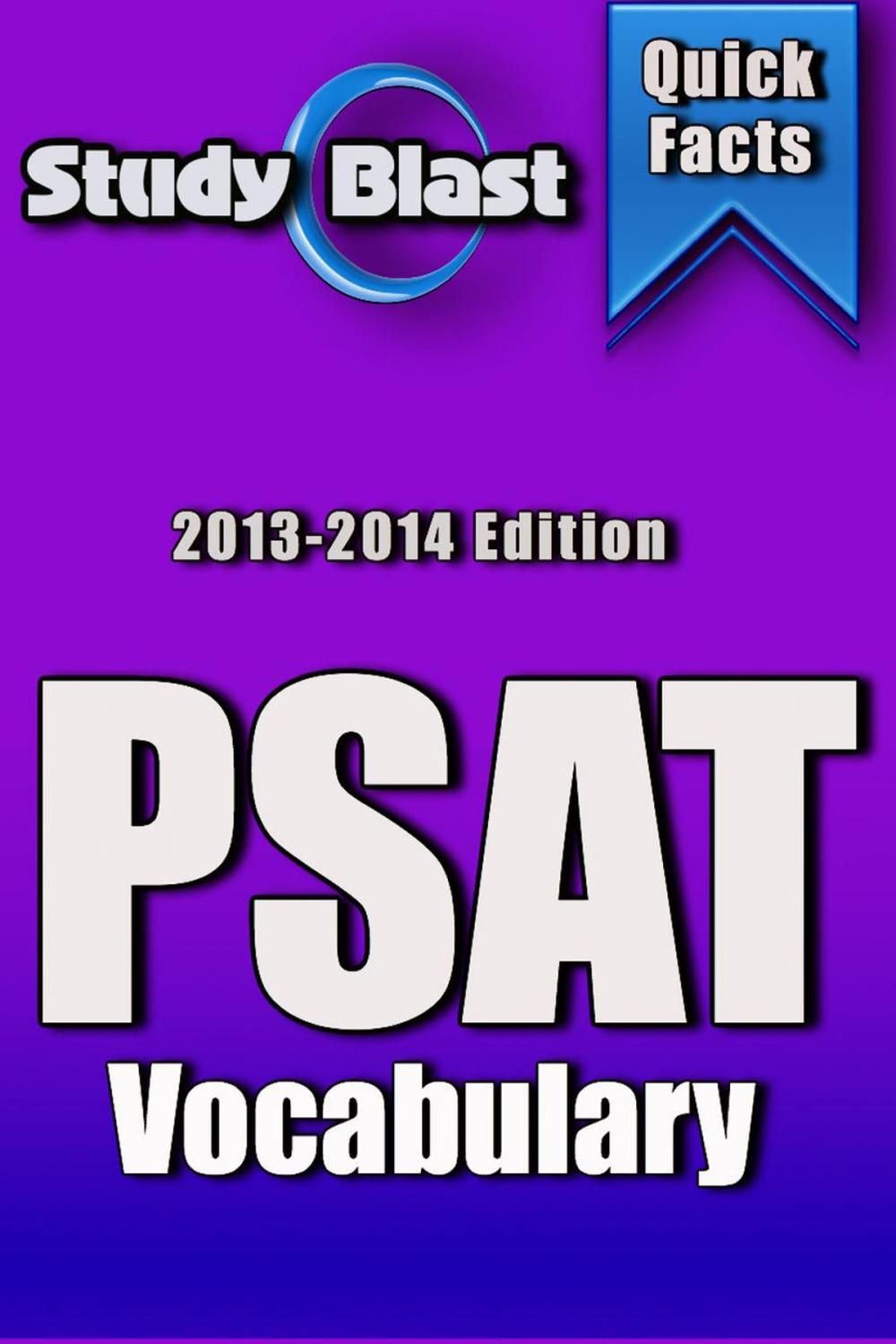 Big bigCover of Study Blast PSAT Vocabulary Prep