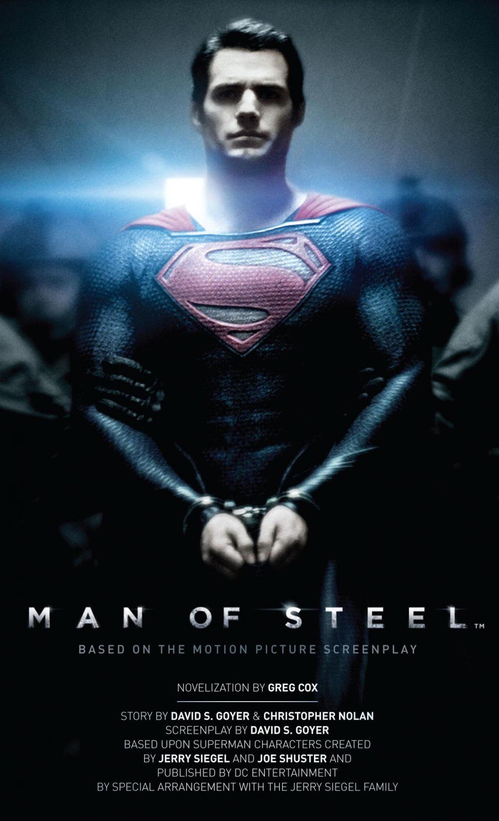 Big bigCover of Man of Steel: The Official Movie Novelization