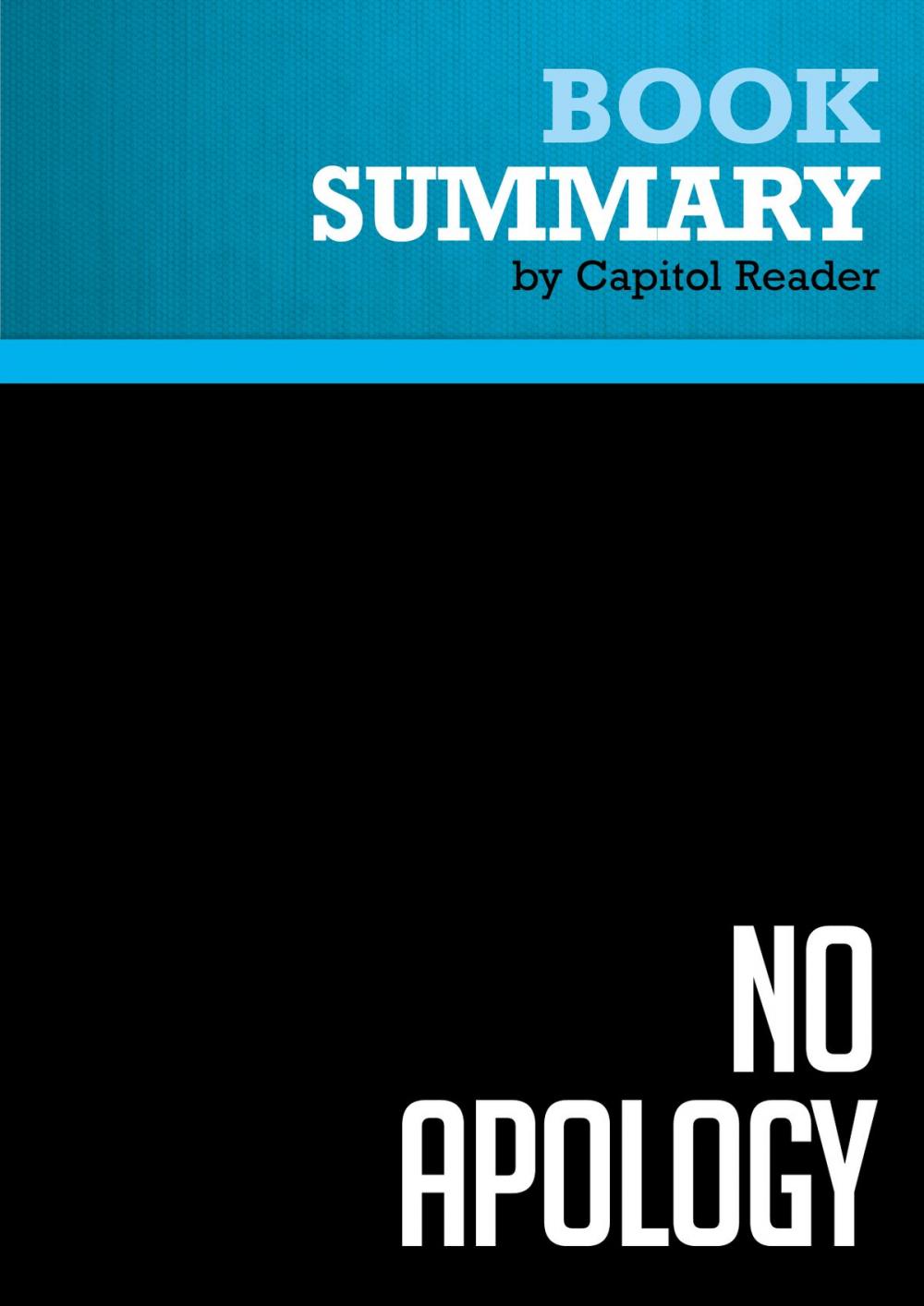 Big bigCover of Summary of No Apology: The Case for American Greatness - Mitt Romney