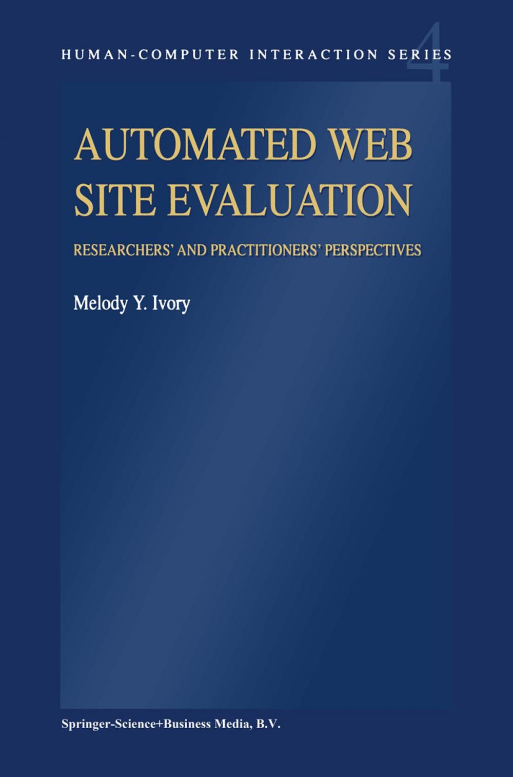Big bigCover of Automated Web Site Evaluation