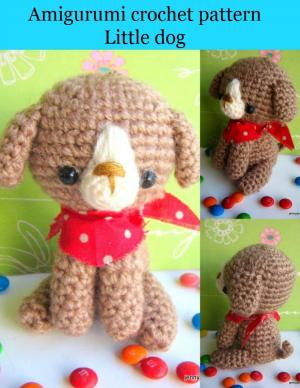 Cover of amigurumi crochet pattern little dog