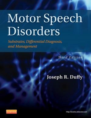 Cover of the book Motor Speech Disorders - E-Book by 