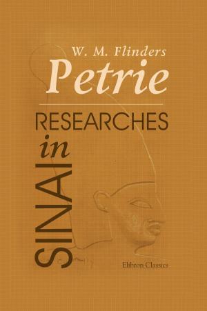 Book cover of Researches in Sinai.