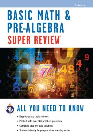 Cover of the book Basic Math & Pre-Algebra Super Review by Alicia Mendoza, Leasha Barry