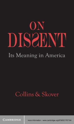Cover of the book On Dissent by Franco Malerba, Richard R. Nelson, Luigi Orsenigo, Sidney G. Winter